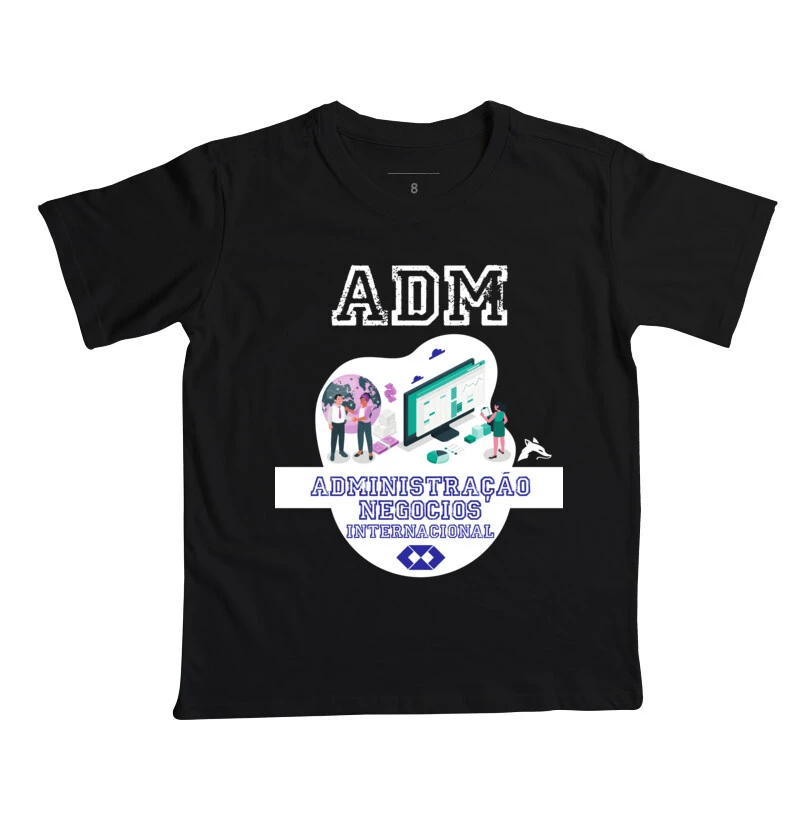 Camiseta Infantil Administração Negócios Internacionais 0083