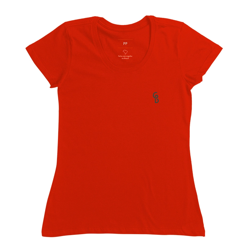 Camiseta Feminino GB - (Logo azul)
