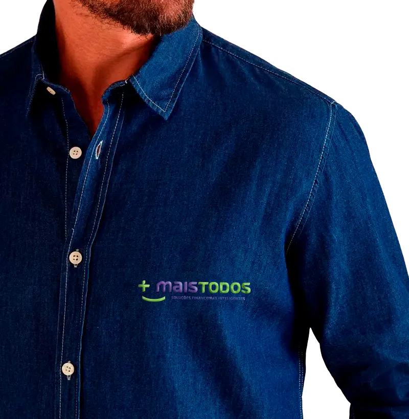 Oxford Jeans bordada | MaisTODOS #1877