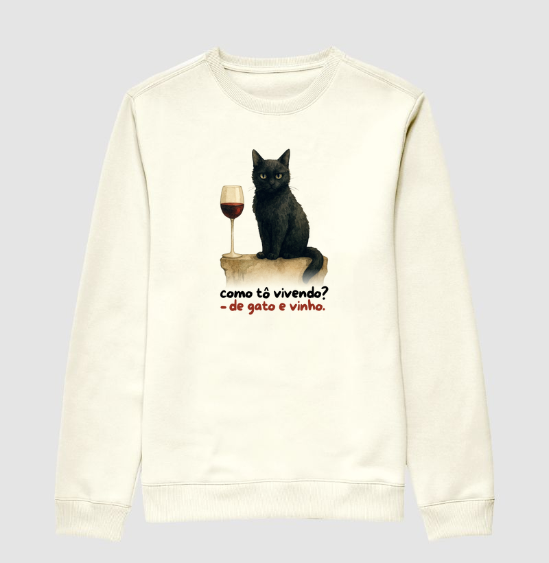 Vivendo de gato e vinho