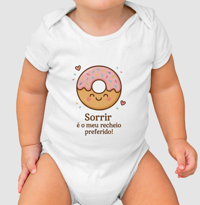Sorrir é meu recheio preferido!
