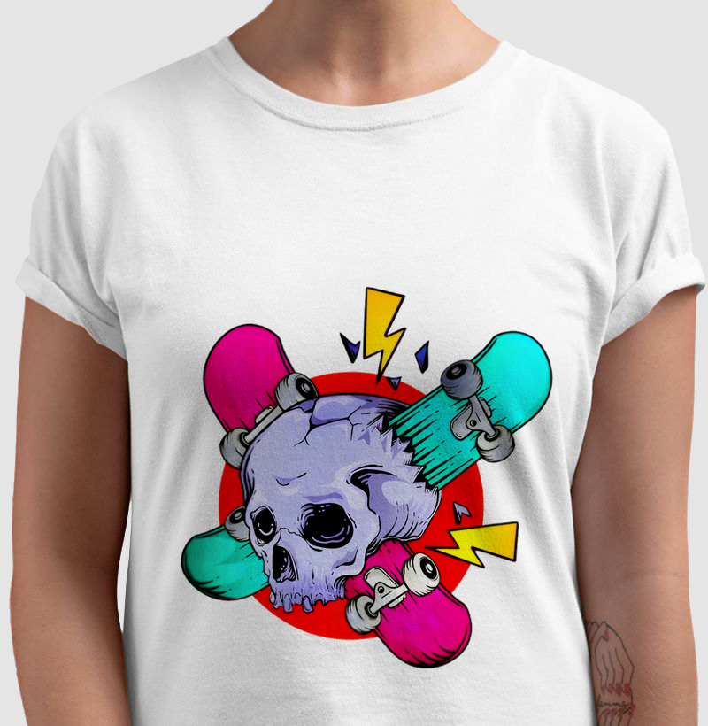 ART SK8 IN SKULL