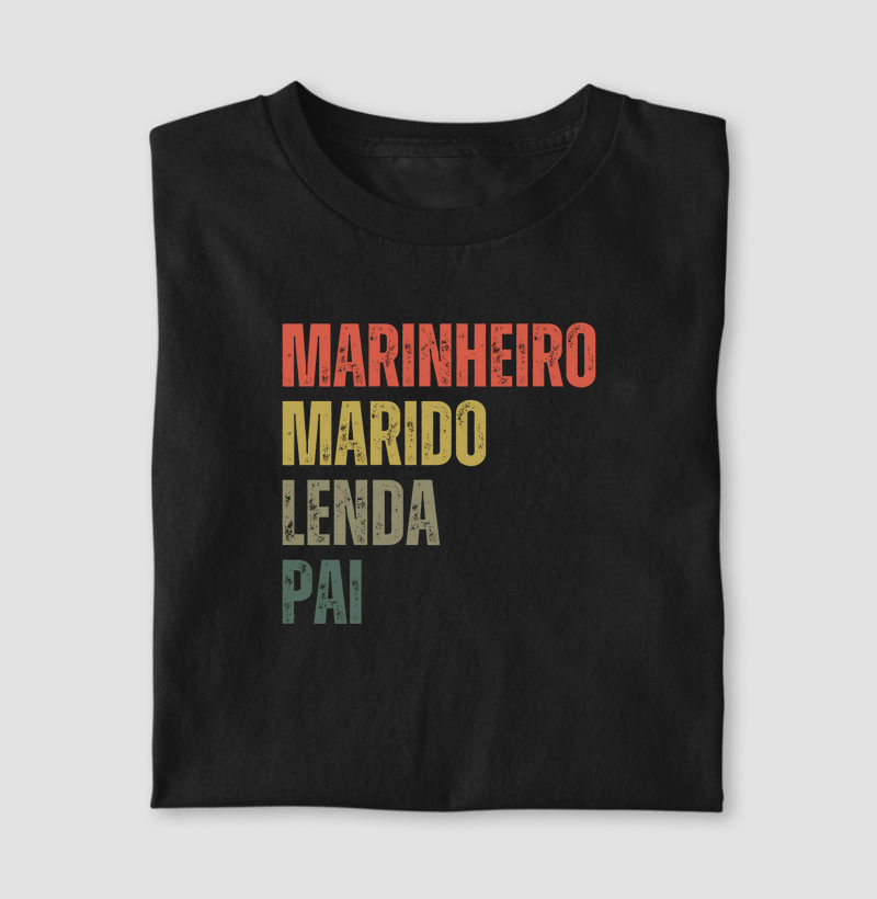 Marinheiro, marido, lenda, pai - Algodão 30.1 