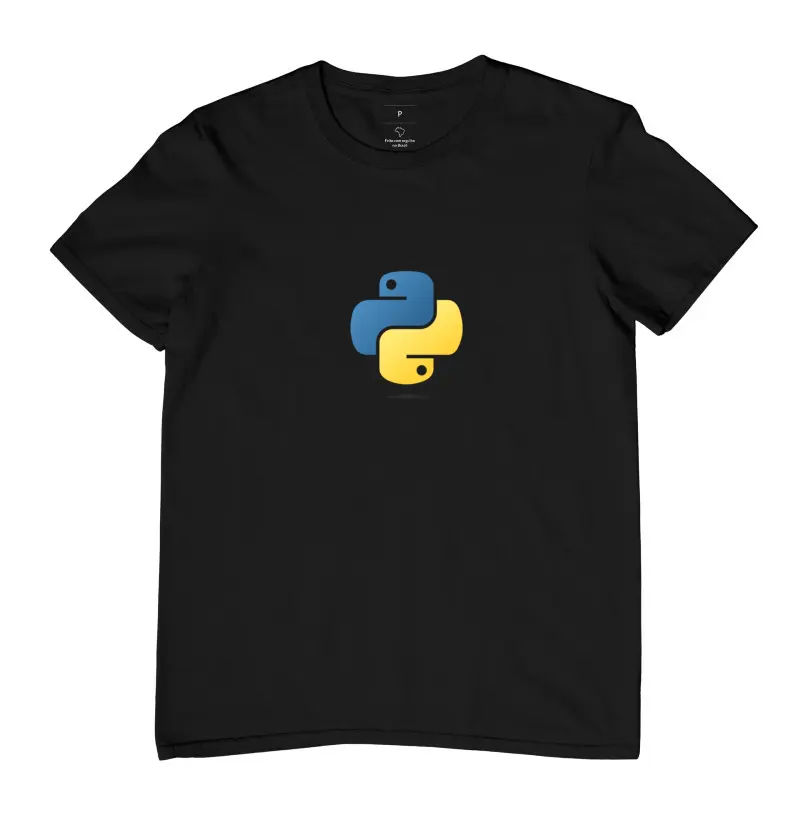 Camiseta com logo Python