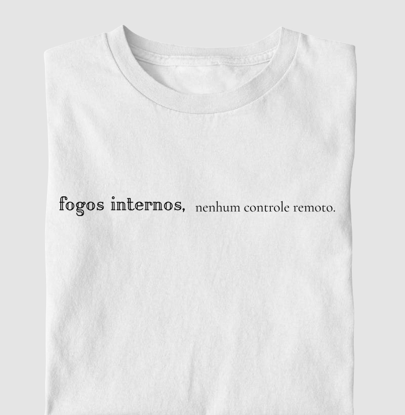 Camiseta fogos internos