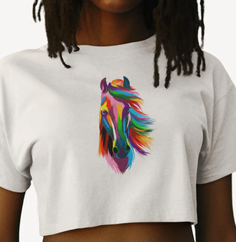 Cavalo Pintura V Cropped