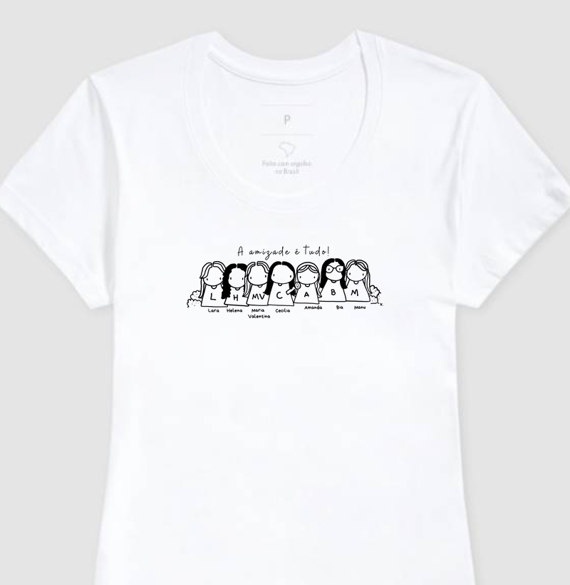 T-Shirt Personalizada Cecilia