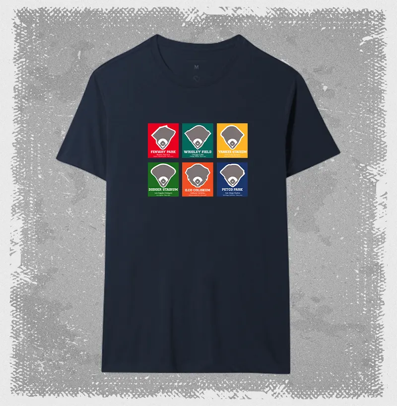 Camiseta Baseball Stadiums