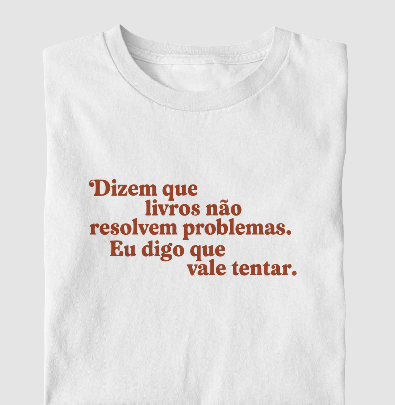 Dizem que livros não resolvem problemas