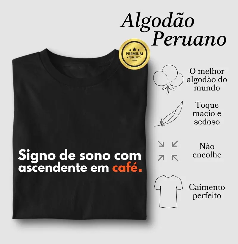 Signo de sono com ascendente em café