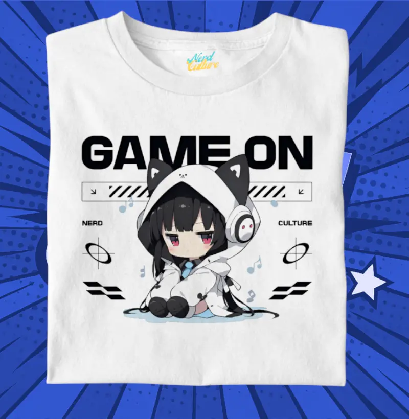 Camiseta Game On algodão premium 