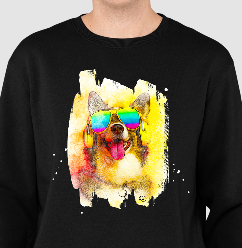 Music Dog Yellow