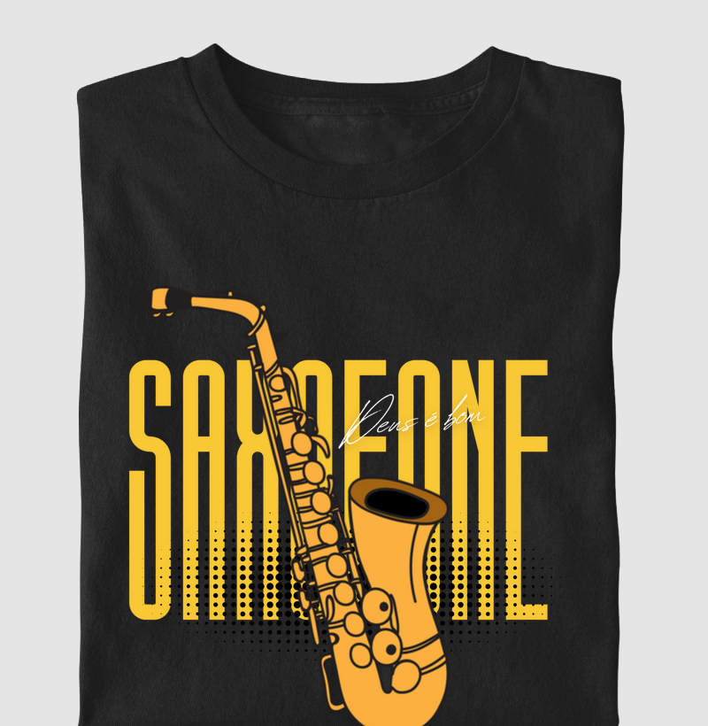 Camisa moderna Saxofone alto