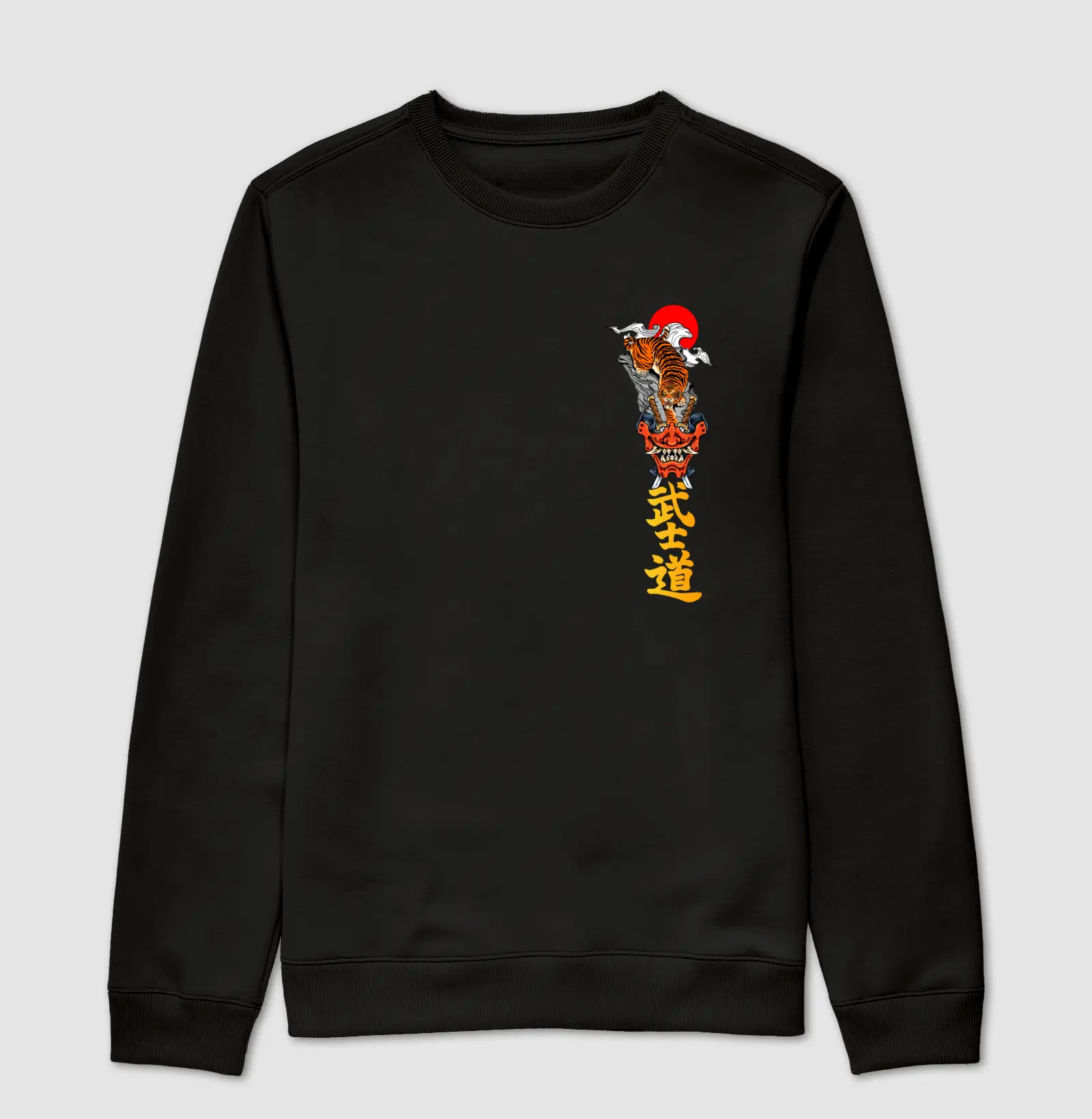 Suéter Moletom Hannya Tiger Mask Minimal
