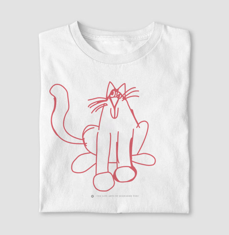 Camiseta O Gato by Bernardo Yori