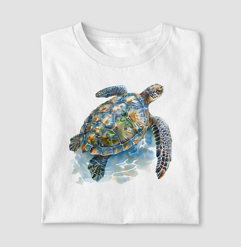 Tartaruga marinha aquarela