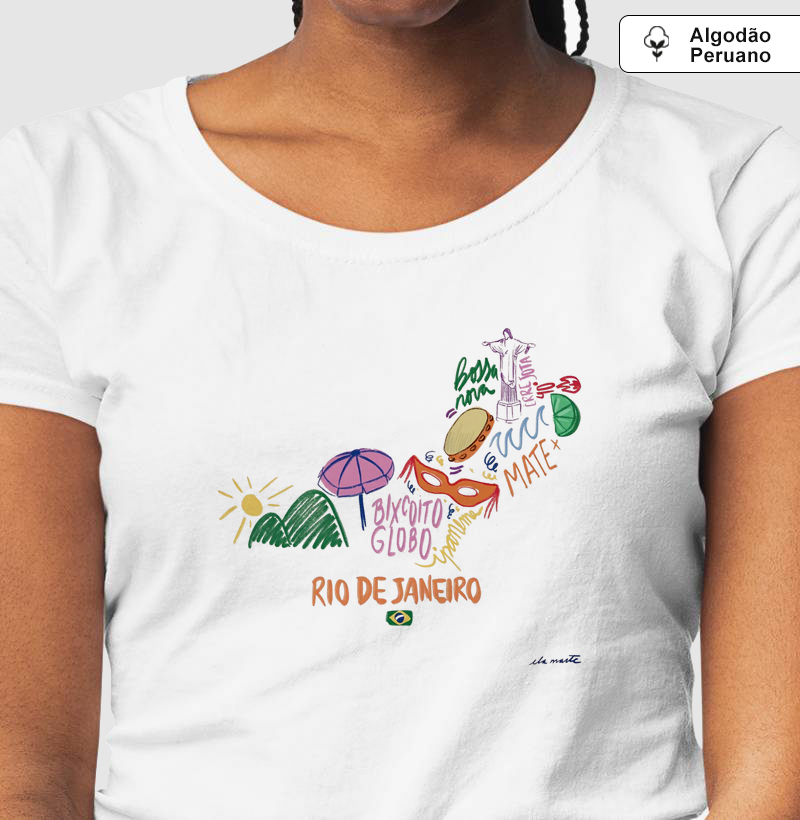 Camiseta Algodão Peruano Alma Fluminense