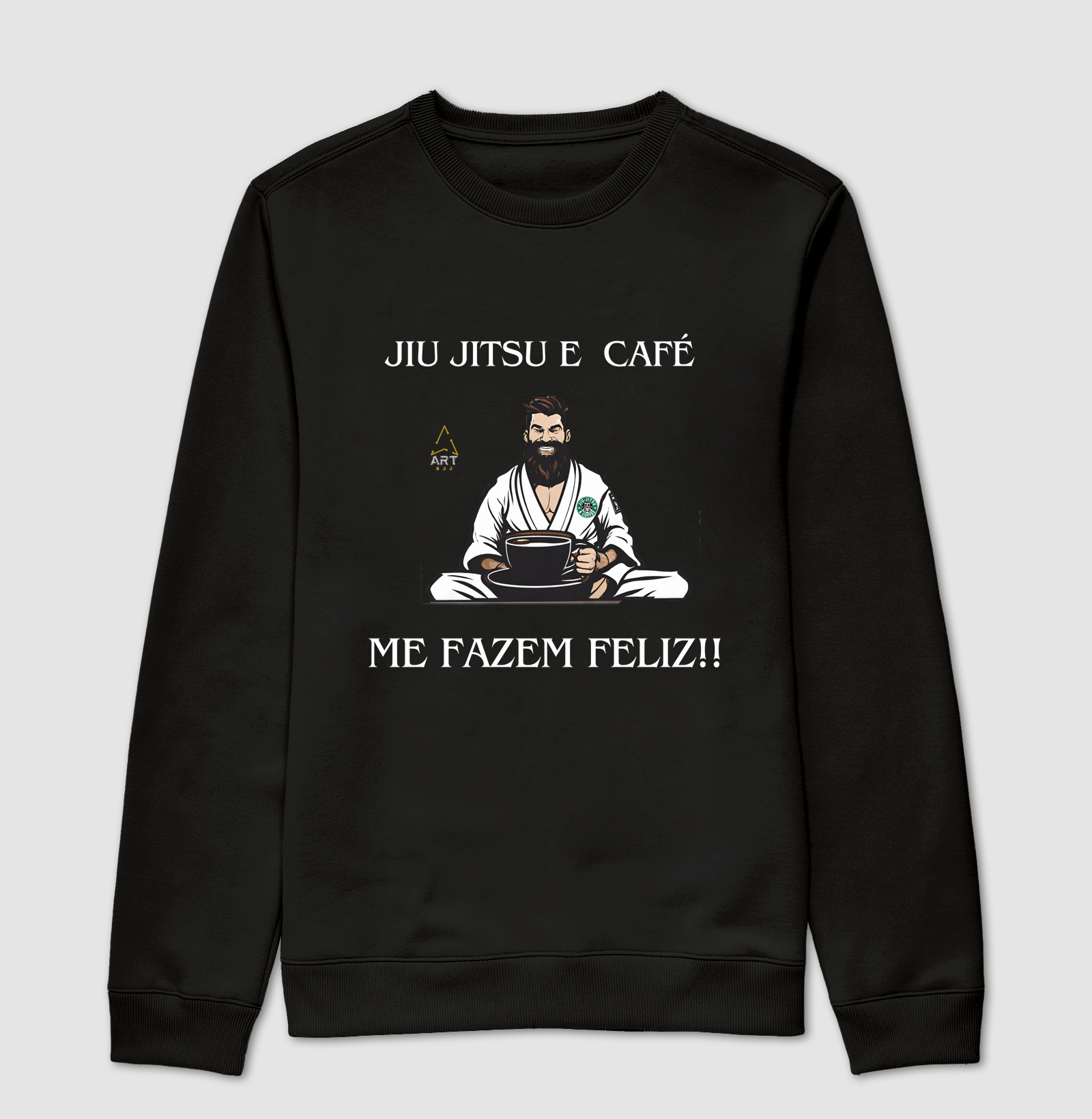  Jiu jitsu e Café me fazem feliz