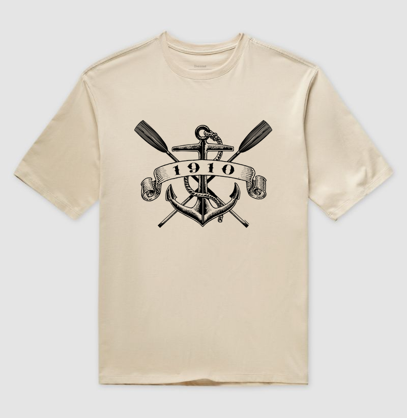 Camiseta Oversized - Âncora & Remo 1910