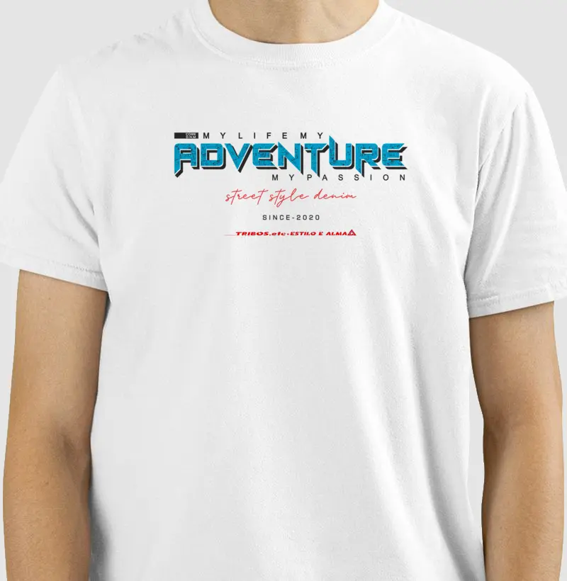 CAMISETA RESERVA.INK MASCULINA E FEMININA TRIBOS.etc ADVENTURE ADVENTURE