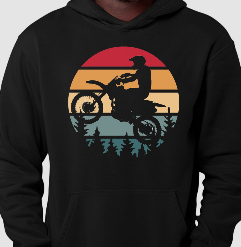 HONESTEE HOODIE MOTOCROSS STRIPES
