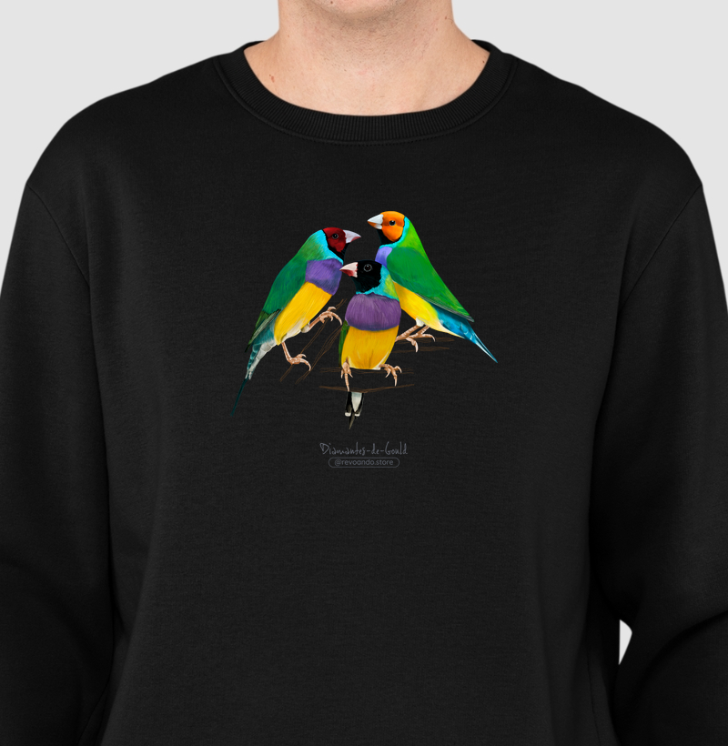 Love Friends - Diamante-de-gould - Moletom