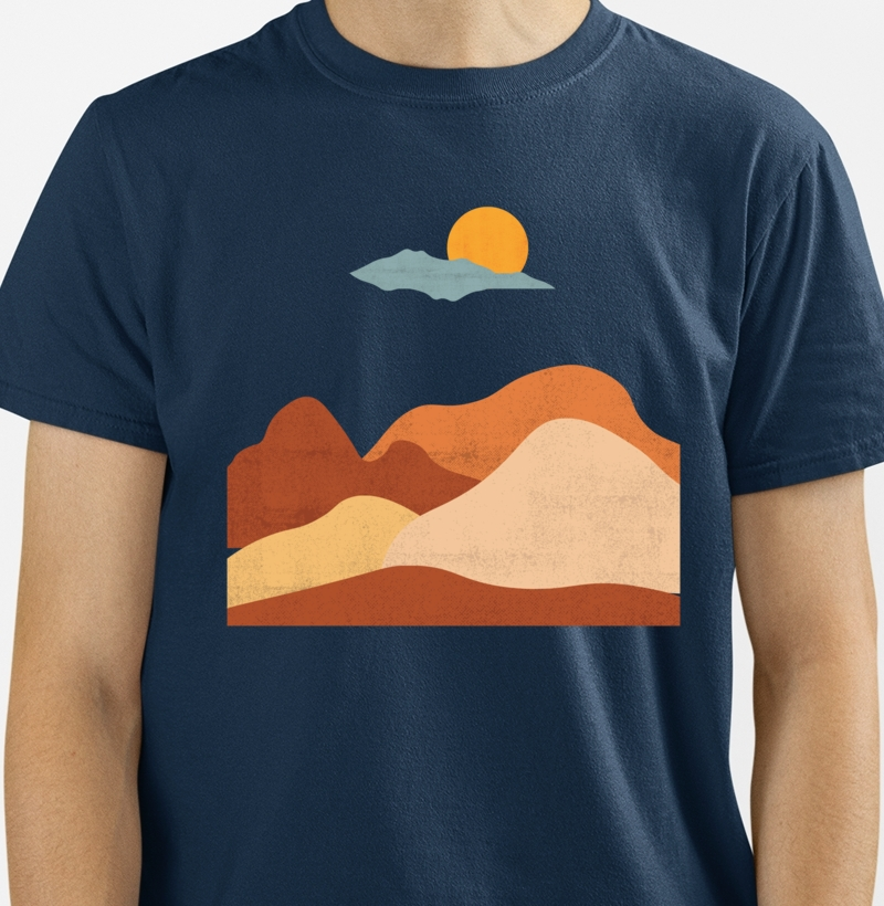 Camiseta Animalis 100% Algodão Por do Sol