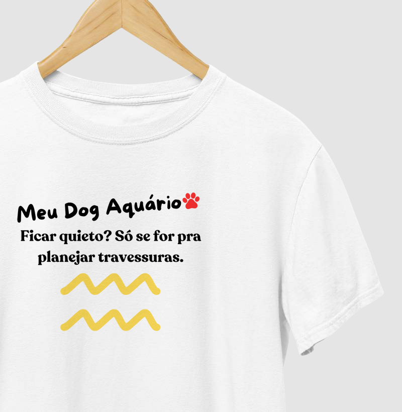 Camiseta Dog Aquário