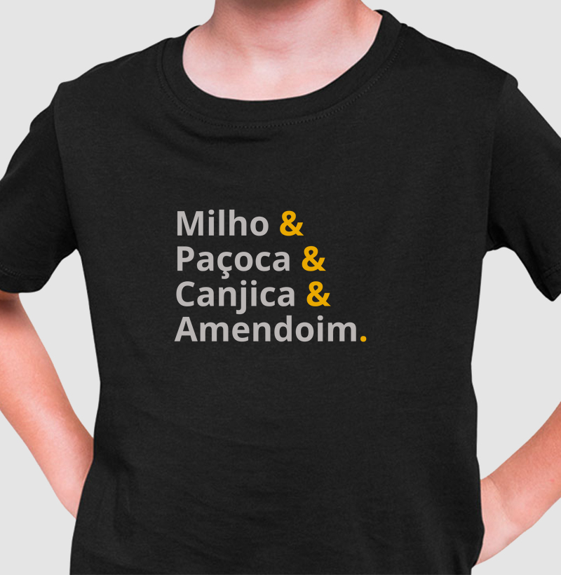 Camiseta Comida Junina.