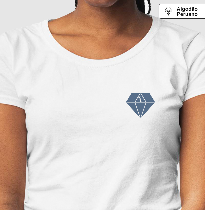 Camiseta Alliance Diamonds Azul I Branco