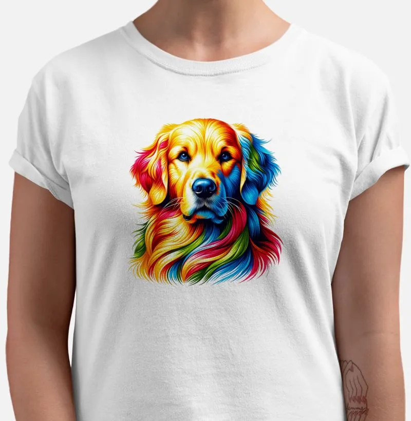 Golden Retriever - Rainbow
