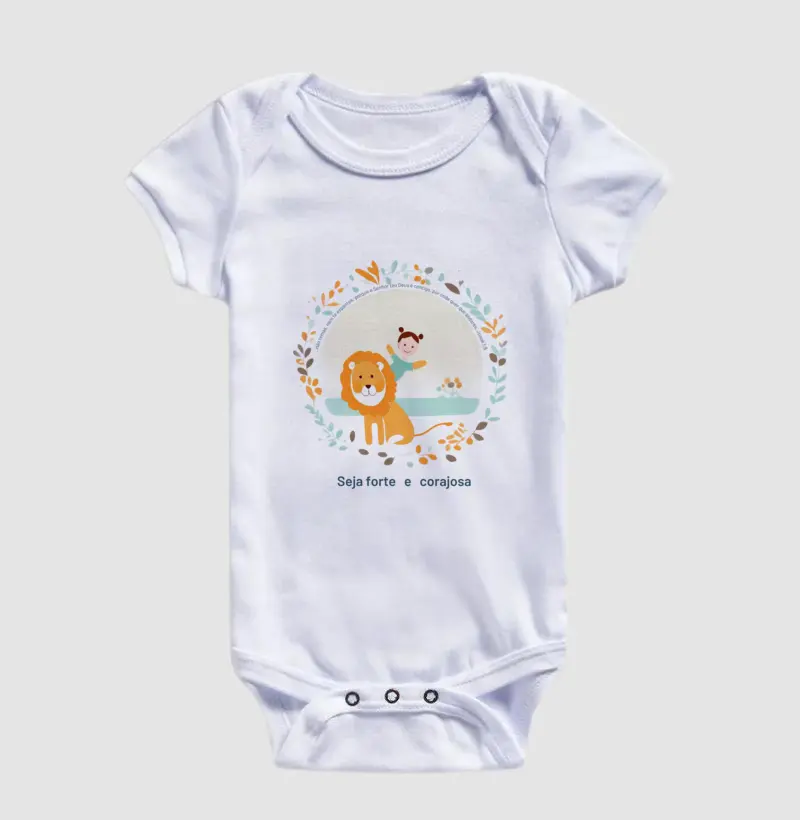 Forte e Corajosa Baby Flower