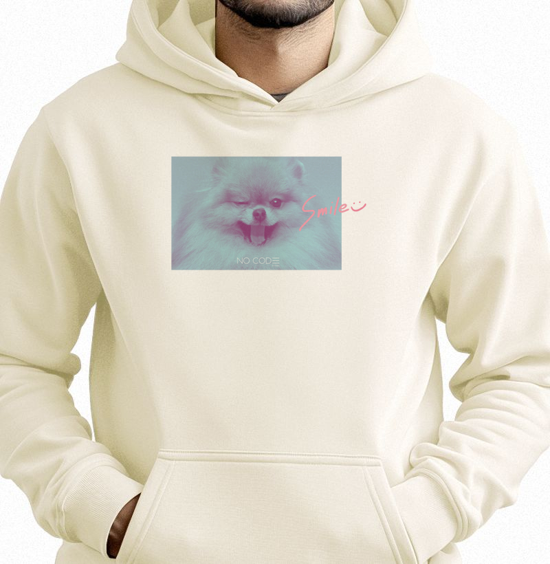 Hoodie "Feliz pra cachorro!"