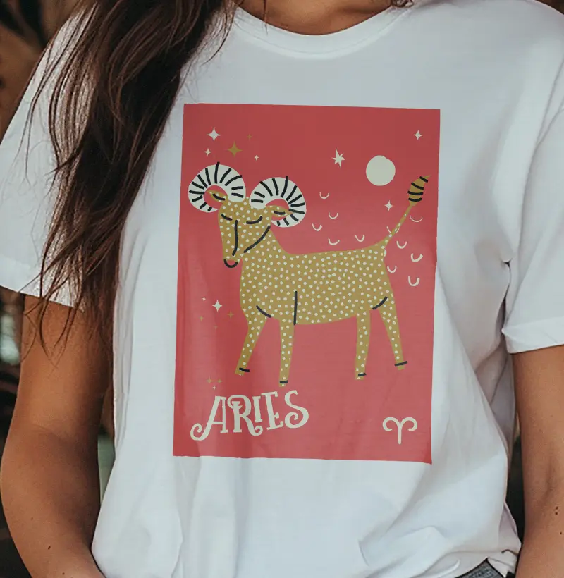Camiseta Signos - VINTAGE ÁRIES 