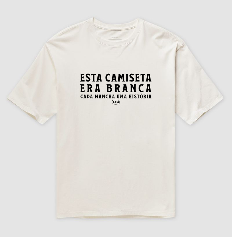Esta camiseta era Branca