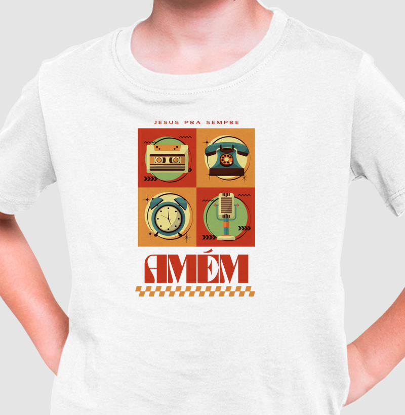 camiseta infantil masc pra sempre