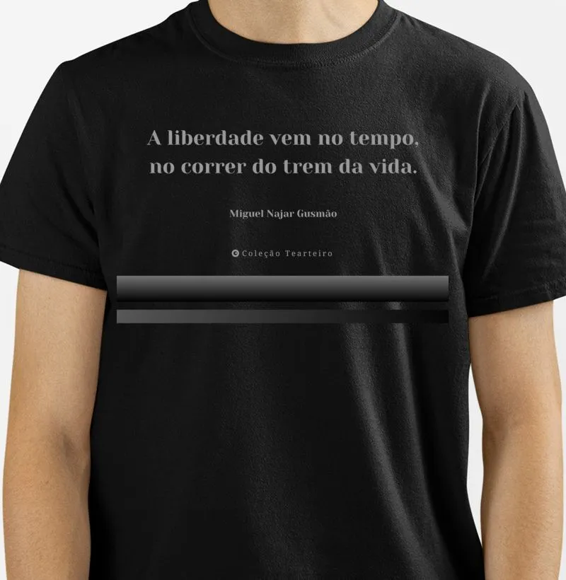 Camiseta Adulto Trem da vida by Miguel Najar