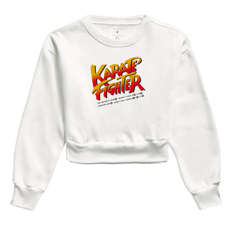 Karate Fighter - Moletom Cropped