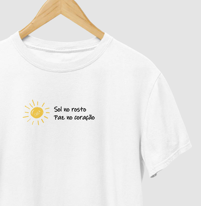 Sol no rosto, paz no coração