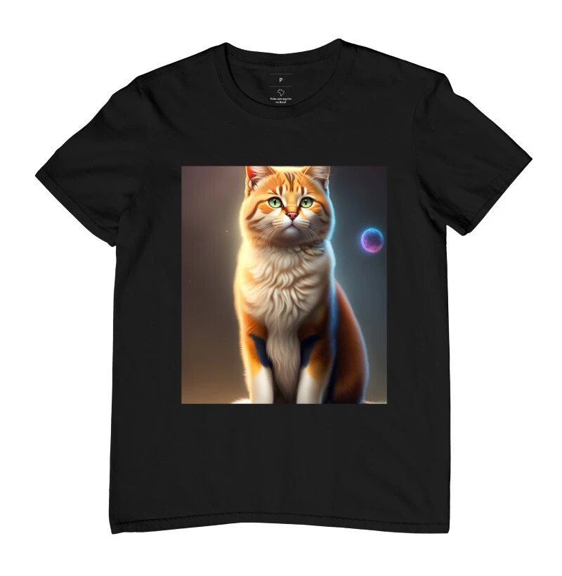 Camiseta Gato Futurista