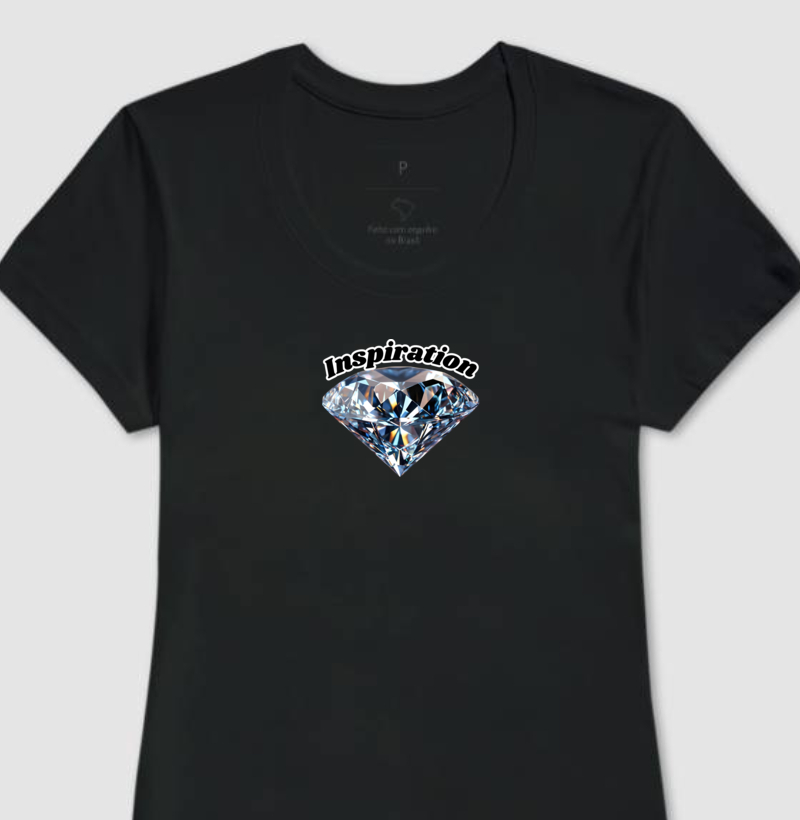 Camiseta Feminina Arquétipo Diamante Inspiração