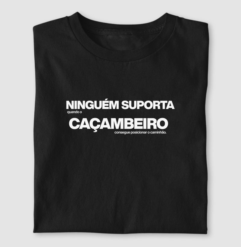 operador X caçambeiro