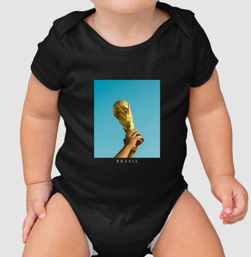 Body Infantil "A Taça do Mundo é Nossa"