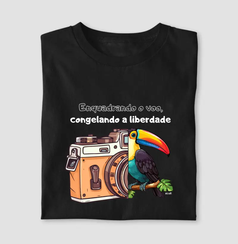 Enquadrando o voo, congelando a liberdade