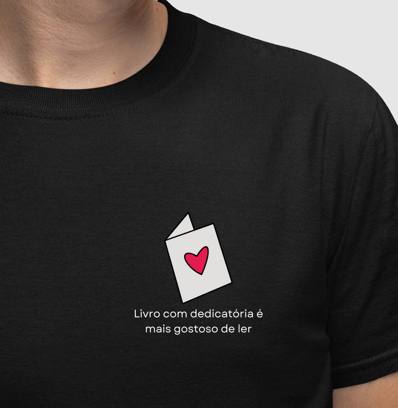 Camiseta | Livro com dedicatória