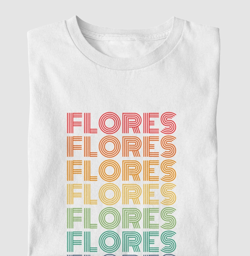Flores Letreiro Retrô