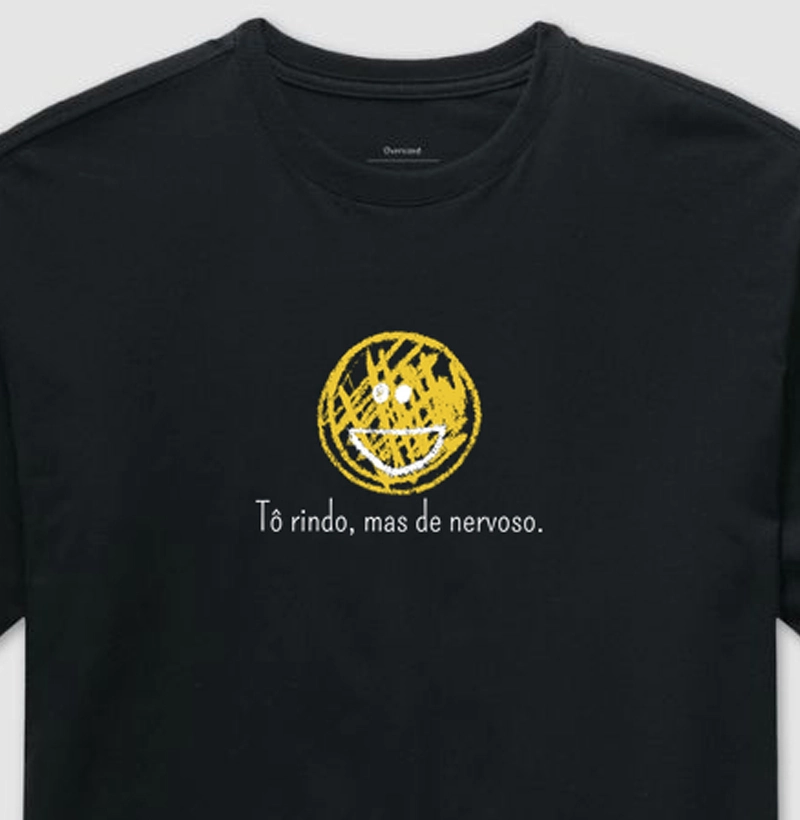 Tô rindo, mas de nervoso.