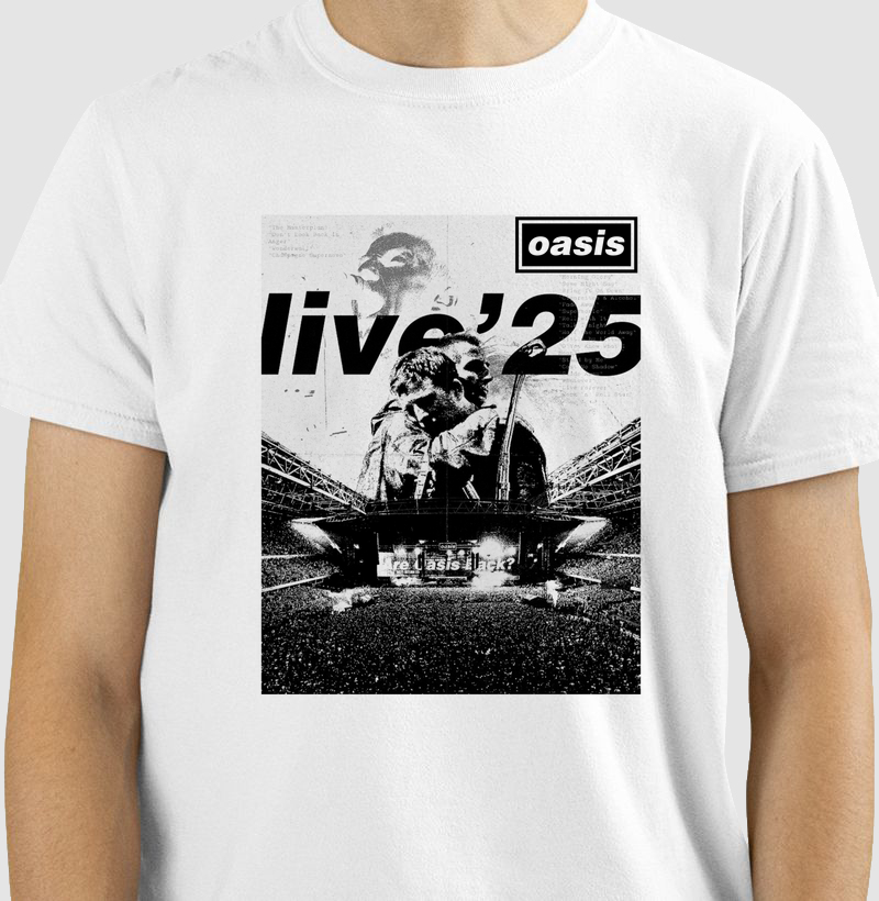 camiseta oasis live 25