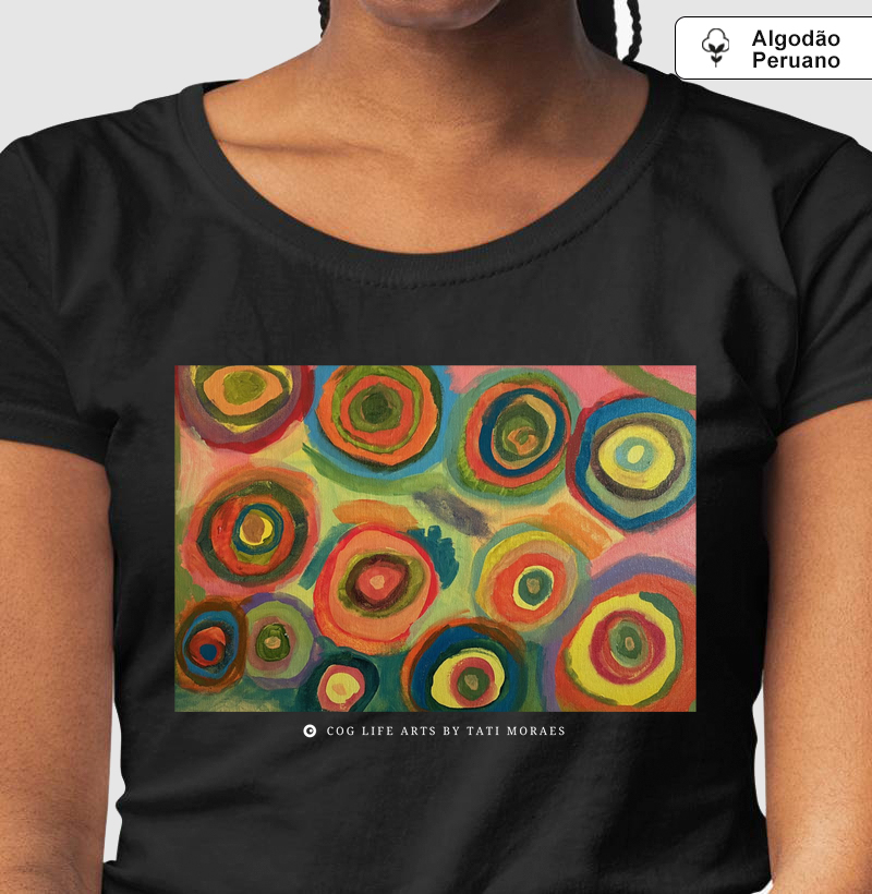 Camiseta Adulto Espirais by Tati Moraes