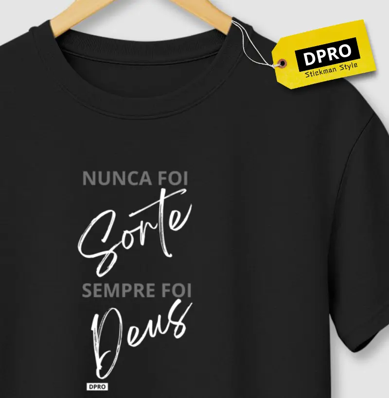 Nunca foi sorte sempre foi Deus